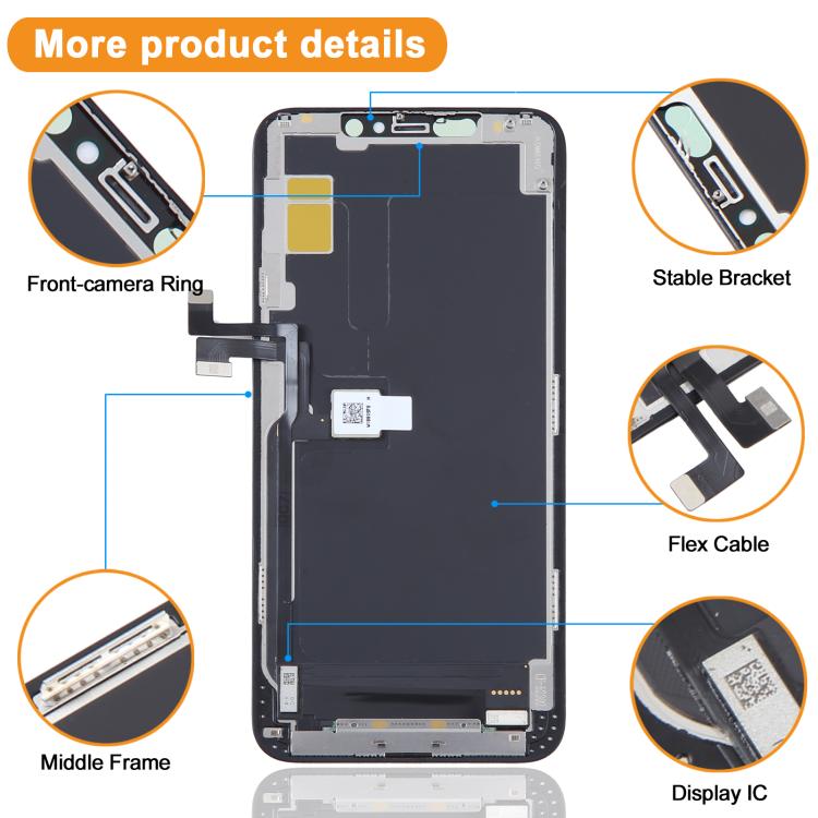HXL Soft OLED LCD Screen For iPhone 11 Pro Max, For iPhone X(Soft OLED), For iPhone XS(Soft OLED), For iPhone XS Max(Soft OLED), For iPhone 11 Pro Max(Soft OLED), For iPhone 11 Pro(Soft OLED), For iPhone 12 Pro Max(Soft OLED)