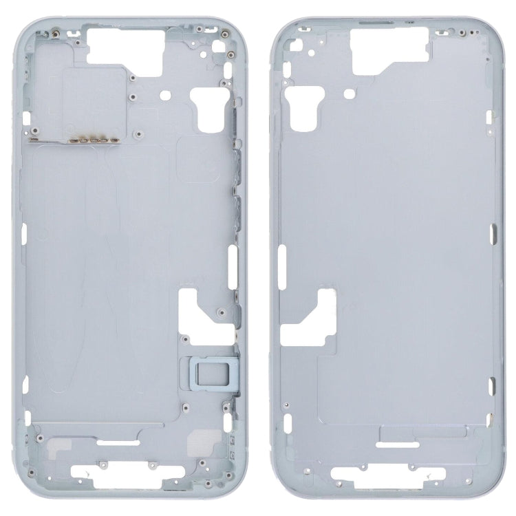 For iPhone 15 Middle Frame Bezel Plate with Side Keys + Card Tray, CE EU Version, US Version, China Version