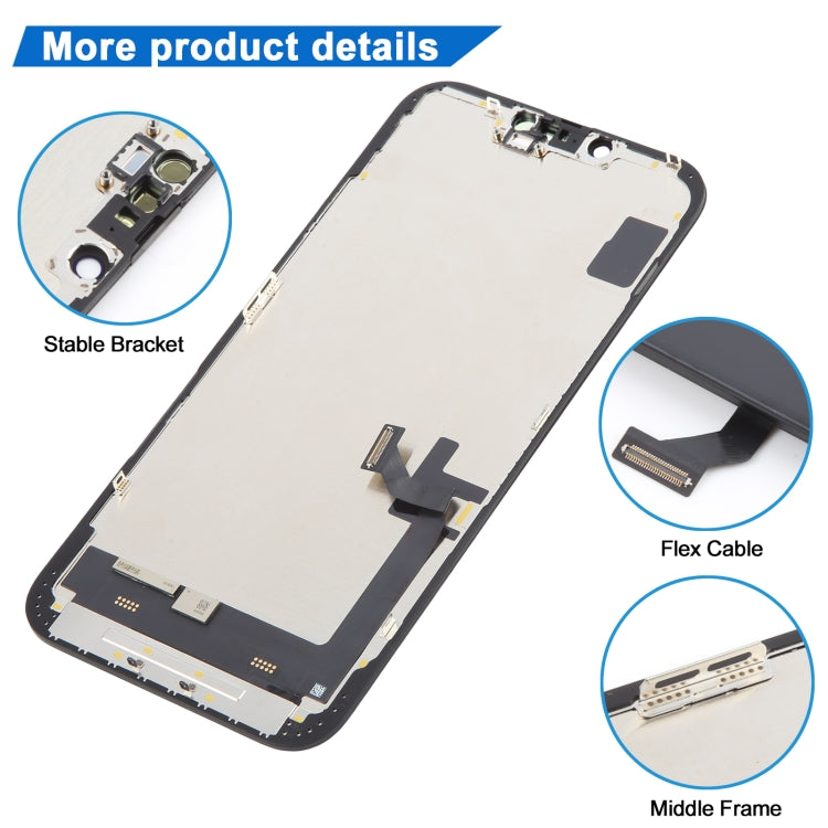 ZY incell HD 1:1 LCD Screen, Remove IC Need Professional Repair, For iPhone 14 Plus(Incell), For iPhone 14, For iPhone 14 Pro Max(Incell), For iPhone 13 Pro(Incell), For iPhone 13, For iPhone 12 / 12 Pro(Incell), For iPhone 11 Pro Max, For iPhone 11
