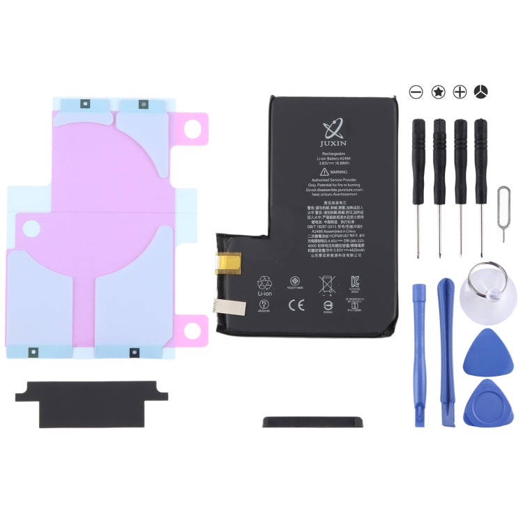 JUXIN Zero Cycle Li-ion Battery, For iPhone 15 Pro Max 4850mAh, For iPhone 15 Pro 3400mAh, For iPhone 15 Plus 4700mAh, For iPhone 15 3600mAh, For iPhone 14 Plus 4850mAh, For iPhone 14 3670mAh, For iPhone 14  Pro 3480mAh, For iPhone 14 Pro Max 4850mAh  ...