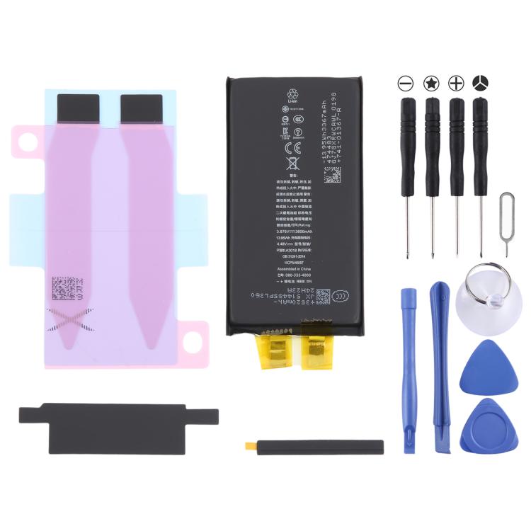 JUXIN Zero Cycle Li-ion Battery, For iPhone 15 Pro Max 4850mAh, For iPhone 15 Pro 3400mAh, For iPhone 15 Plus 4700mAh, For iPhone 15 3600mAh, For iPhone 14 Plus 4850mAh, For iPhone 14 3670mAh, For iPhone 14  Pro 3480mAh, For iPhone 14 Pro Max 4850mAh  ...