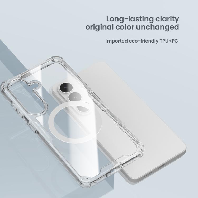 NILLKIN Ultra Clear Magsafe PC + TPU Phone Case, For Samsung Galaxy S26+ 5G, For Samsung Galaxy S26 Ultra 5G, For Samsung Galaxy S26 5G, For Samsung Galaxy S25 Ultra 5G