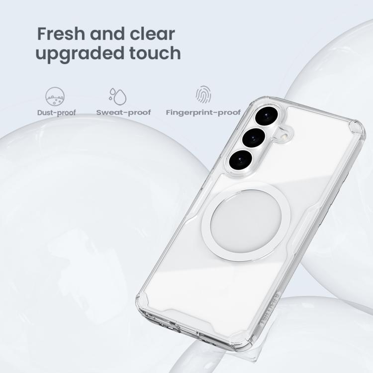 NILLKIN Ultra Clear Magsafe PC + TPU Phone Case, For Samsung Galaxy S26+ 5G, For Samsung Galaxy S26 Ultra 5G, For Samsung Galaxy S26 5G, For Samsung Galaxy S25 Ultra 5G