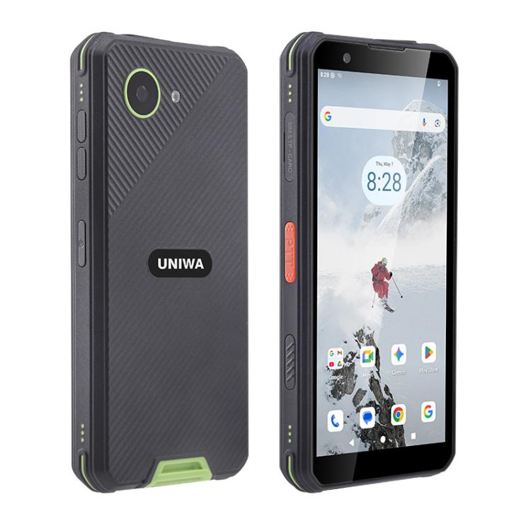 UNIWA F999 Rugged Phone, 4GB+64GB, 5.33 inch Android 16.0 Unisoc T615 UMS9230E Octa Core, PTT Button, Network: 4G, NFC, EU Plug, US Plug, UK Plug, AU Plug