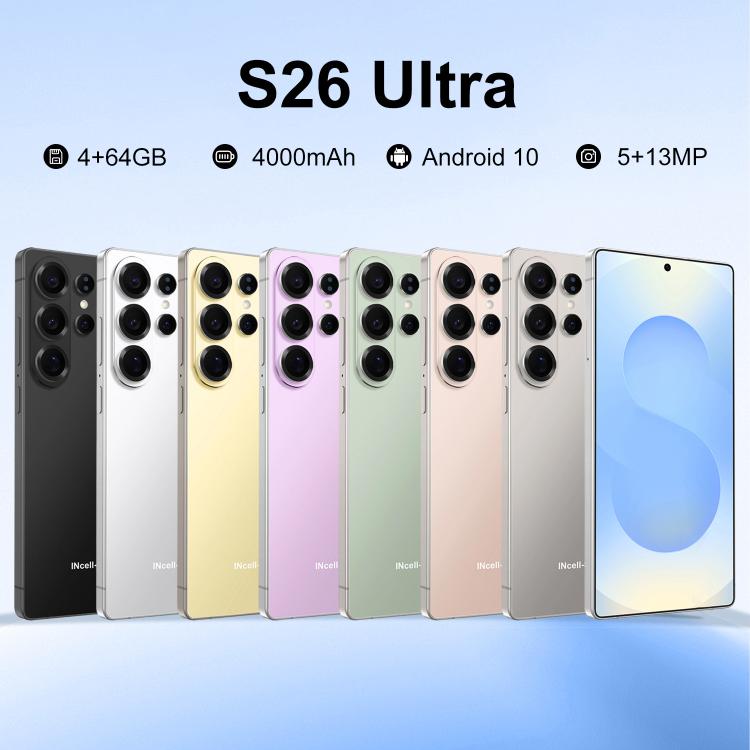 S26 Ultra / B9S, 4GB+64GB, 6.75 inch Android 10 MTK6739 Quad Core, Network: 4G, OTG, Dual SIM, EU Plug, US Plug, UK Plug, AU Plug