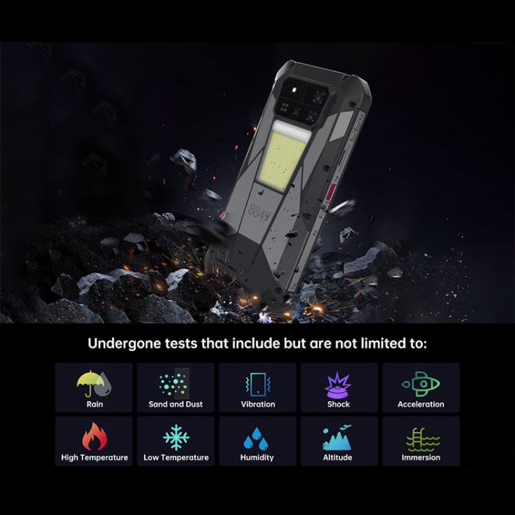 Unihertz Tank 4 Pro Projector Rugged Phone, 18GB+1TB, Night Vision, 6.73 inch Android 13 Dimensity 8300 Octa Core, Network: 5G, NFC, 18GB+1TB