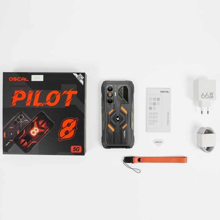 Blackview Oscal Pilot 8 5G Rugged Phone, Night Vision, 12GB+256GB, 6.83 inch Android 16 Qualcomm QCM6690 Octa Core, Network: 5G, OTG, NFC