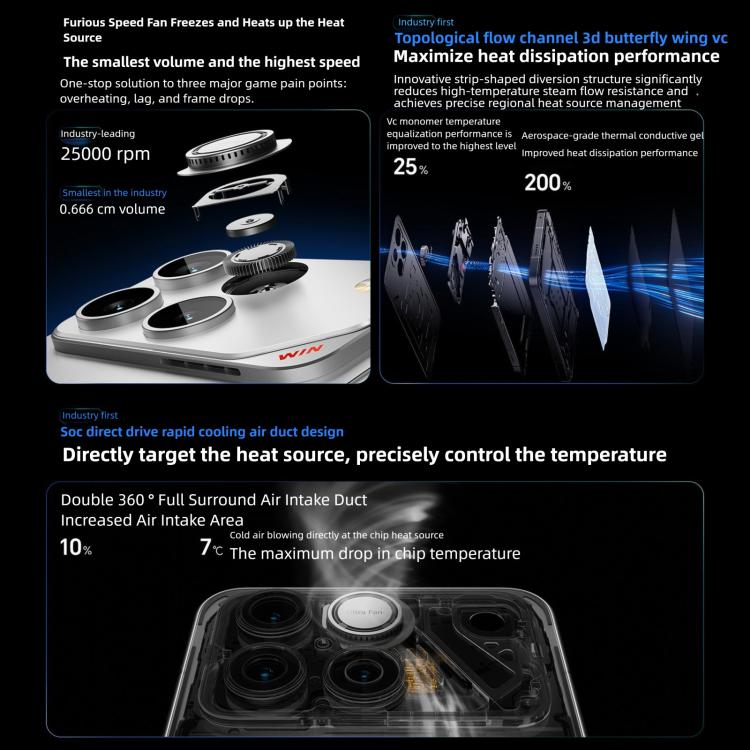 Honor WIN, 12GB+512GB, 3D Ultrasonic Fingerprint, 10000mAh Battery, 6.83 inch MagicOS 10.0 / Android 16 Snapdragon 8 Elite Gen 5 Octa Core, Network: 5G, NFC, OTG, 12GB+512GB