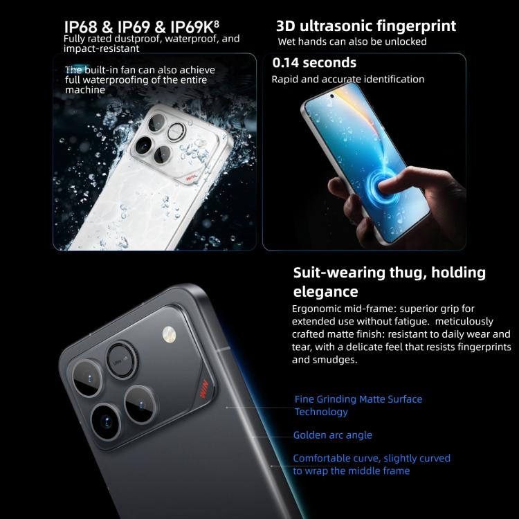 Honor WIN, 12GB+512GB, 3D Ultrasonic Fingerprint, 10000mAh Battery, 6.83 inch MagicOS 10.0 / Android 16 Snapdragon 8 Elite Gen 5 Octa Core, Network: 5G, NFC, OTG, 12GB+512GB