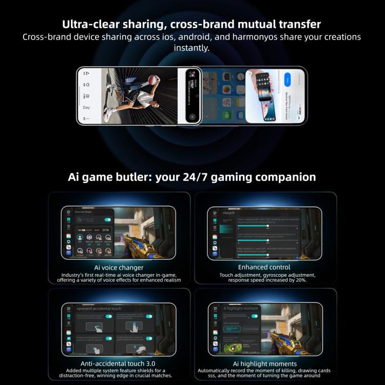 Honor WIN, 16GB+1TB, 3D Ultrasonic Fingerprint, 10000mAh Battery, 6.83 inch MagicOS 10.0 / Android 16 Snapdragon 8 Elite Gen 5 Octa Core, Network: 5G, NFC, OTG, 16GB+1TB