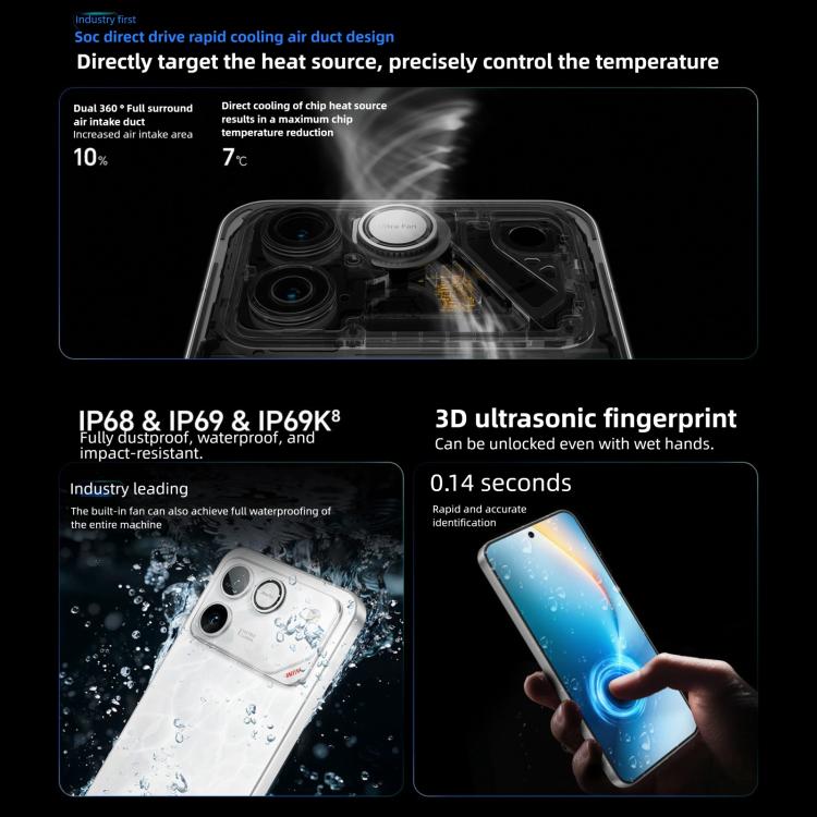 Honor WIN RT, 16GB+256GB, 3D Ultrasonic Fingerprint, 10000mAh Battery, 6.83 inch MagicOS 10.0 / Android 16 Snapdragon 8 Elite Octa Core, Network: 5G, NFC, OTG, 16GB+256GB