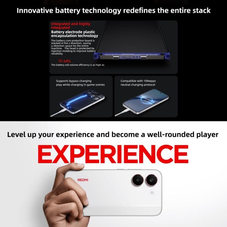 Xiaomi REDMI Turbo 5, 16GB+256GB, 6.59 inch Xiaomi HyperOS 3 Dimensity 8500-Ultra Octa Core, NFC, Network: 5G, 16GB+256GB