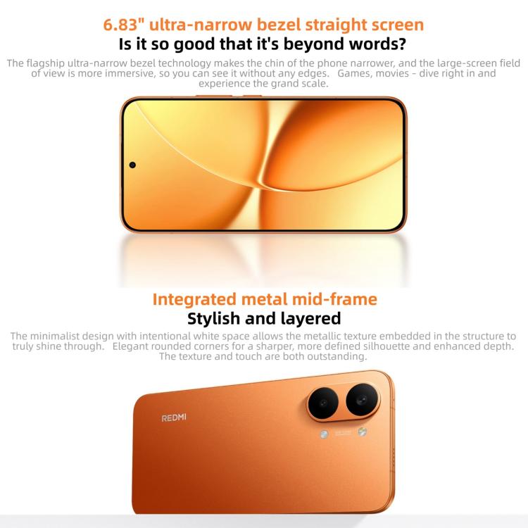 Xiaomi REDMI Turbo 5 Max, 16GB+512GB, 6.83 inch Xiaomi HyperOS 3 Dimensity 9500s Octa Core, NFC, Network: 5G, 16GB+512GB