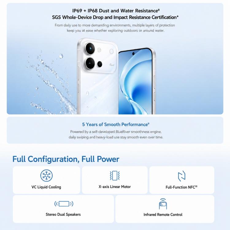 vivo S60, 16GB+512GB, 6.59 inch Android 16 OriginOS 6 Snapdragon 8s Gen 3 Octa Core, OTG, NFC, Network: 5G, Support Google Play, 16GB+512GB