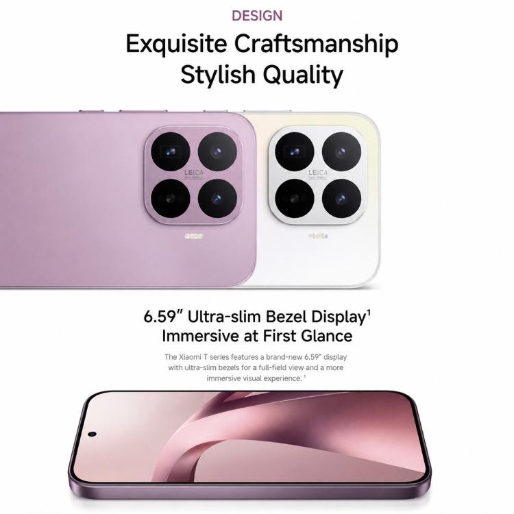 Xiaomi 17T, 12GB+256GB, Screen Fingerprint, 6.59 inch Xiaomi HyperOS 3 Dimensity 8500-Ultra Octa-Core, NFC, Network: 5G, 12GB+256GB