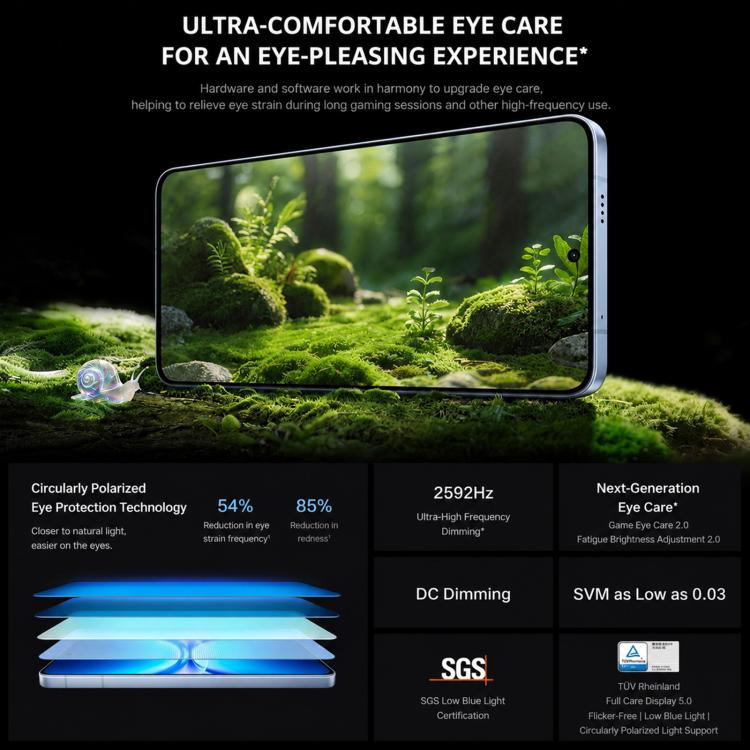 vivo iQOO 15T, 16GB+512GB, Ultrasonic 3D Fingerprint, 6.82 inch Android 16 OriginOS 6 Dimensity 9500 Monster Octa Core, OTG, NFC, Network: 5G, Support Google Play, 16GB+512GB