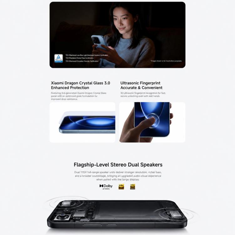 Xiaomi 17 Max, 16GB+512GB, 3D Ultrasonic Fingerprint, 6.9 inch Xiaomi HyperOS 3 Snapdragon 8 Elite Gen 5 Octa Core, NFC, Network: 5G, 16GB+512GB