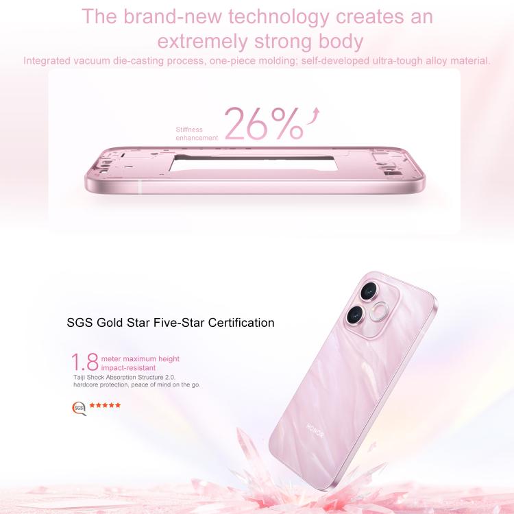 Honor X80i, 12GB+512GB, In-screen Fingerprint, 6.6 inch MagicOS 10.0 Android 16.0 Dimensity 6500 Elite Octa Core, Network: 5G, OTG, NFC, 12GB+512GB