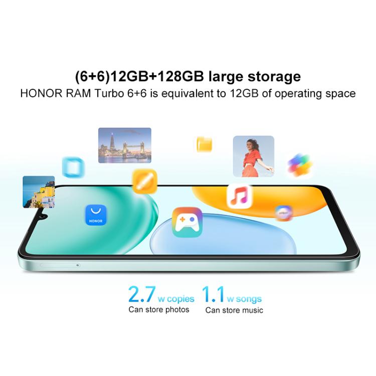 Honor Play 70C, 6GB+128GB, 6.75 inch MagicOS 9.0 Android 15 MediaTek Helio G81 Ultra Octa Core, Network: 4G, OTG, 6GB+128GB