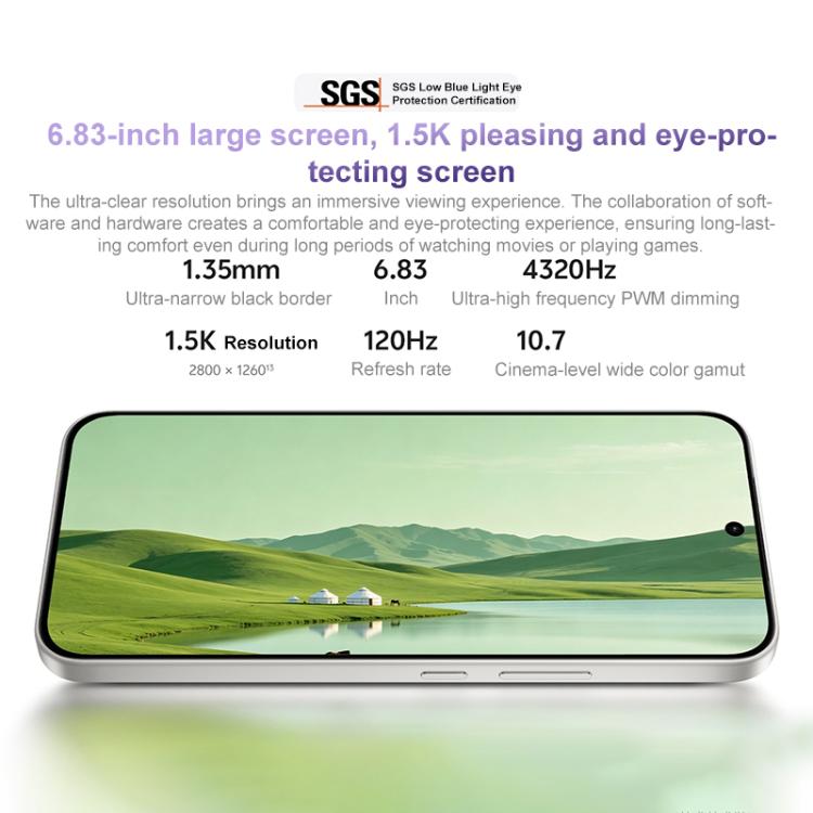 vivo Y600 Pro, 12GB+256GB, In-screen Fingerprint, 6.83 inch Android 16 OriginOS 6 Dimensity 7300e Octa Core, OTG, NFC, Network: 5G, 12GB+256GB