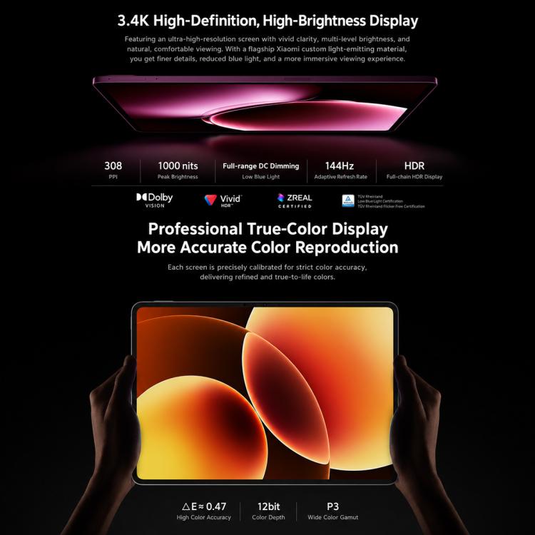 Xiaomi Pad 9 Pro Max 13.3 inch Soft Light Screen, 16GB+512GB, HyperOS 4, XRING O3 AI Deca Core CPU, 16GB+512GB Soft Light