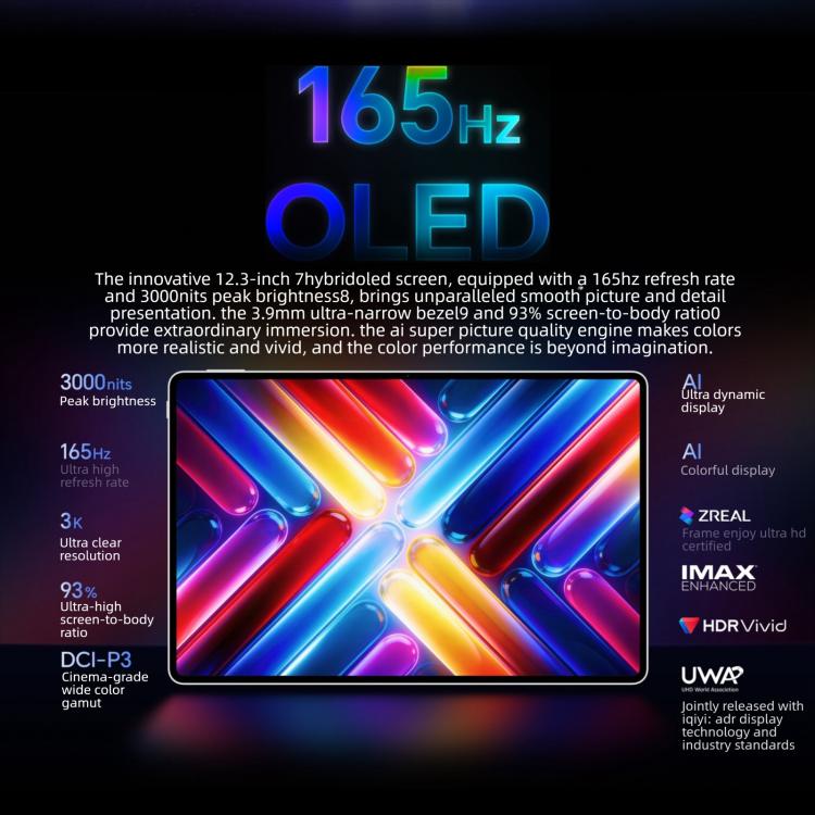 Honor MagicPad3 Pro 12.3 inch WiFi Tablet PC, 16GB+512GB MagicOS 10 Qualcomm Snapdragon 8 Gen5 Octa Core, 16GB+512GB