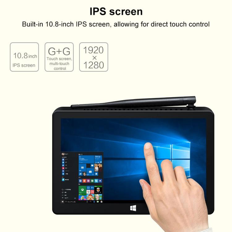 PiPo X10 10.1 inch All-in-One Mini PC, 12GB+256GB, Windows11 Intel Alder Lake-N100 Quad Core, US Plug, X10 RK3399