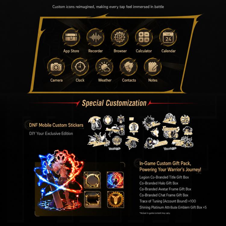 Lenovo LEGION Y700 Gen5 DNF Edition, 8.8 inch AI Gaming WIFI Tablet, 12GB+512GB, Android 16, Qualcomm Snapdragon 8 Elite Gen5, US Plug, 12GB+512GB DNF Edition