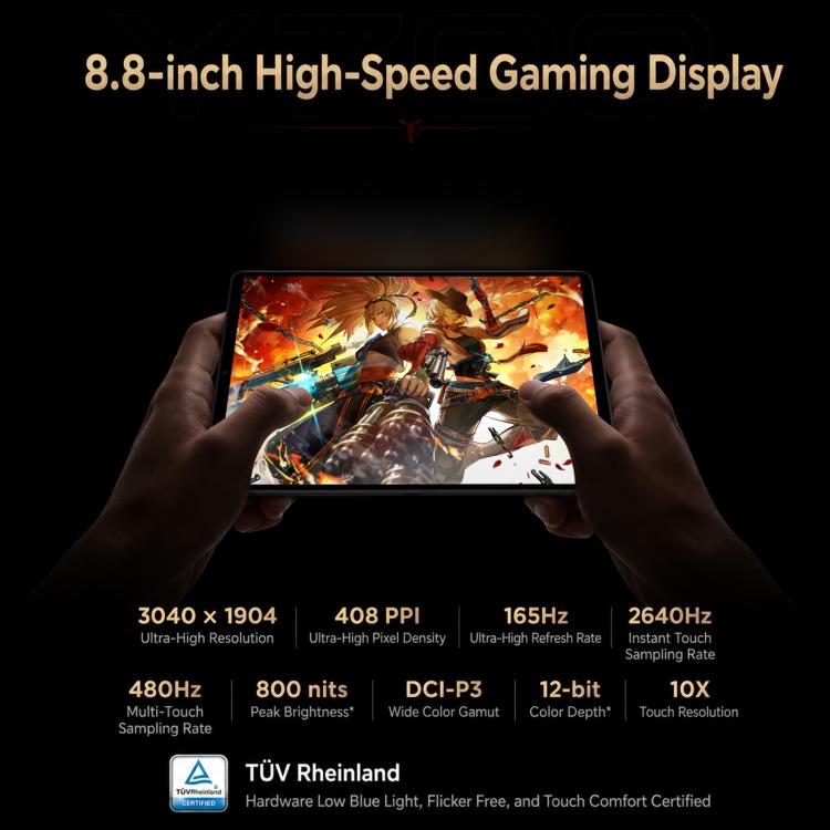 Lenovo LEGION Y700 Gen5 DNF Edition, 8.8 inch AI Gaming WIFI Tablet, 12GB+512GB, Android 16, Qualcomm Snapdragon 8 Elite Gen5, US Plug, 12GB+512GB DNF Edition