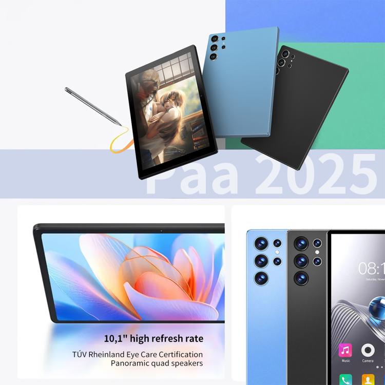 BDF H39 10.1 inch 4G LTE Tablet PC, 6GB+128GB, Android 10 MTK6750 Octa Core, Support Dual SIM, US Plug, 8GB+256GB, US Plug