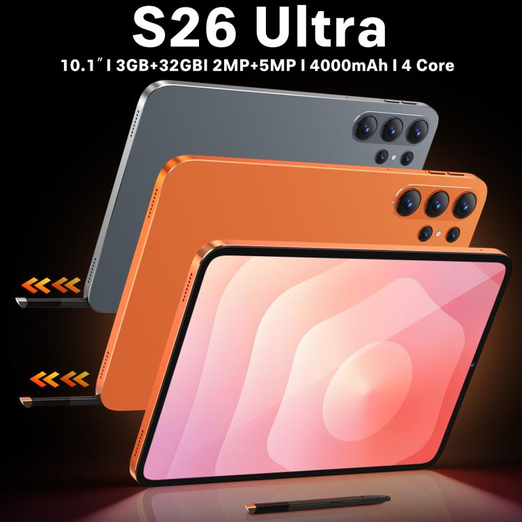 S26 Ultra 10.1 inch WiFi Tablet PC, 3GB+32GB, Android 10 MTK6750 Octa Core, UK Plug, UK Plug (, UK Plug