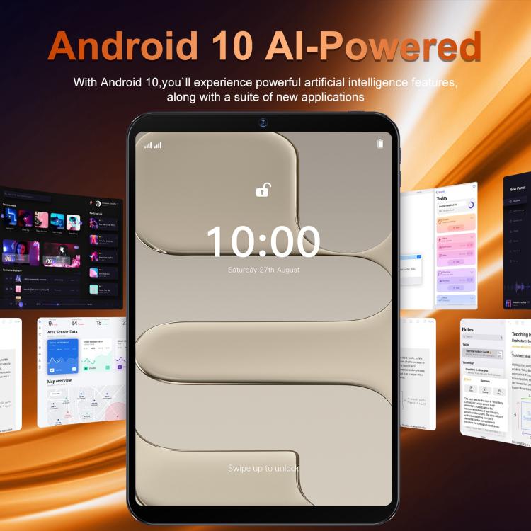 Pab 17 Pro 10.1 inch 4G LTE Tablet PC, 4GB+64GB, Android 10 MTK6755 Octa Core, US Plug, US Plug