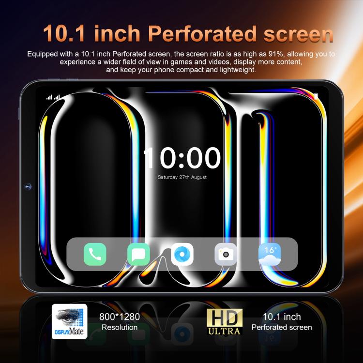 Pab 17 Pro 10.1 inch 4G LTE Tablet PC, 4GB+64GB, Android 10 MTK6755 Octa Core, UK Plug, UK Plug