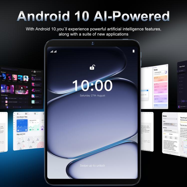 Tab 26 Ultra 10.1 inch 4G LTE Tablet PC, 4GB+64GB, Android 10 MTK6755 Octa Core, AU Plug, AU Plug
