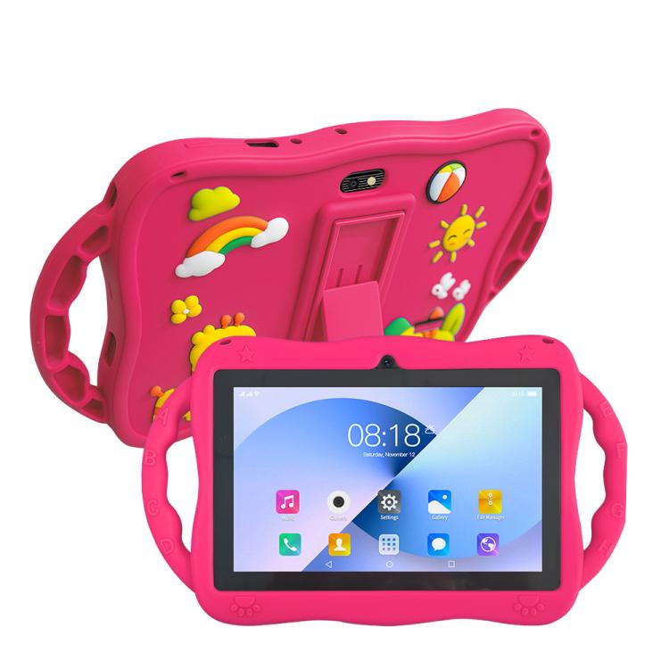 7 inch WiFi Kids Tablet PC with Giraffe Silicone Case, 1GB+16GB, Android 8.0 MTK6735 Quad Core CPU, US Plug, US Plug