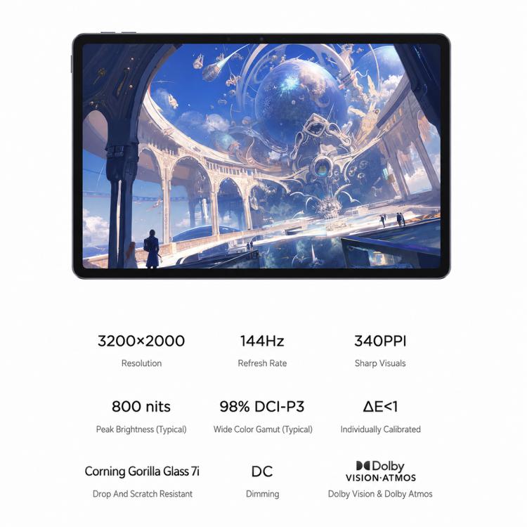 Lenovo Xiaoxin Pad Pro GT 2026 Football Limited Ed. 11.1 inch WIFI Tablet, 12GB+512GB, Android 15 OS, Qualcomm Snapdragon 8 Gen3 Octa Core,US Plug, 12GB+512GB Limited Ed.