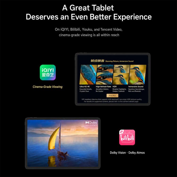 Lenovo LEGION Y900 13 AI Tablet, 13 inch Wi-Fi, 16GB+256GB, Android 16, Snapdragon 8 Elite Octa Core, US Plug, 16GB+512GB