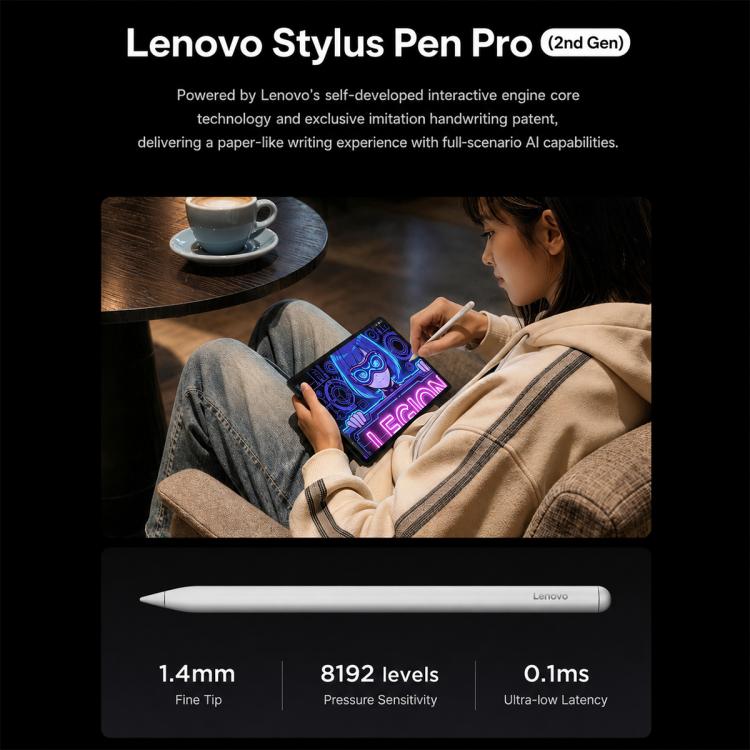 Lenovo LEGION Y900 13 AI Tablet, 13 inch Wi-Fi, 16GB+256GB, Android 16, Snapdragon 8 Elite Octa Core, US Plug, 16GB+512GB