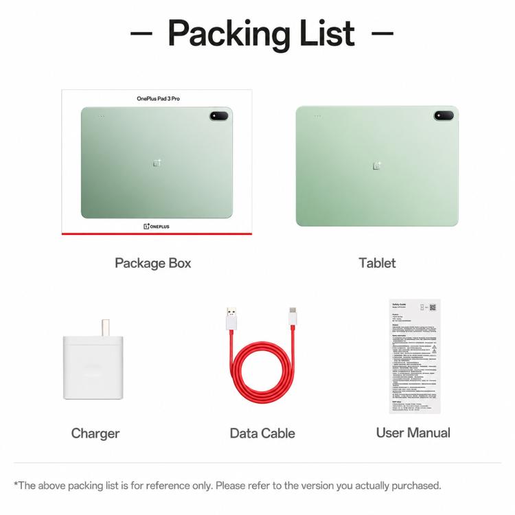 OnePlus Pad 3 Pro 13.2 inch WiFi Tablet PC, 16GB+512GB ColorOS 16 Qualcomm Snapdragon 8 Elite Gen5 CPU, US Plug, 16GB+512GB